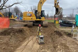 Agricultural excavation.