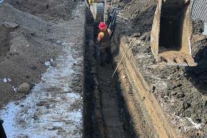 Agricultural excavation.