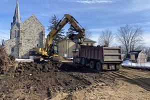 Commercial excavation.